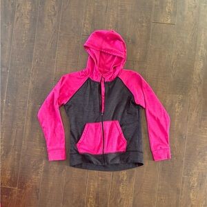 Head Kids Hoodie in Pink and Gray